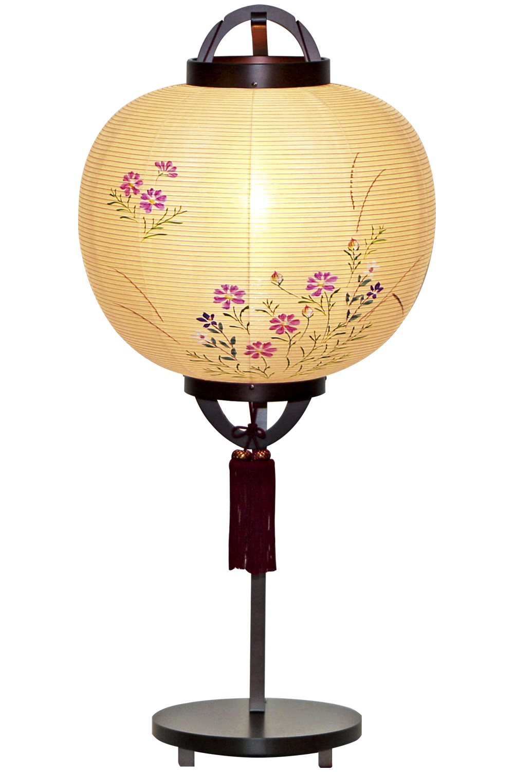 （３）11号ほおずき行灯　ダークブラウン秋桜