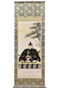 （３２）　本丸表装　尺八立　菅原道真公